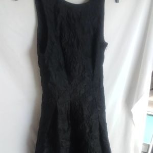 H&M black taffeta party dress